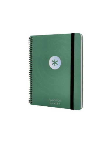 Agenda escolar antartik ano 24 25 curso coleccion minimal green semana vista a5