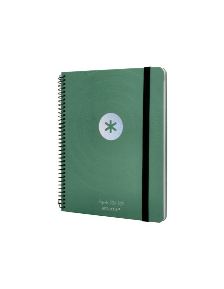 Agenda escolar antartik ano 24 25 curso coleccion minimal green semana vista a5