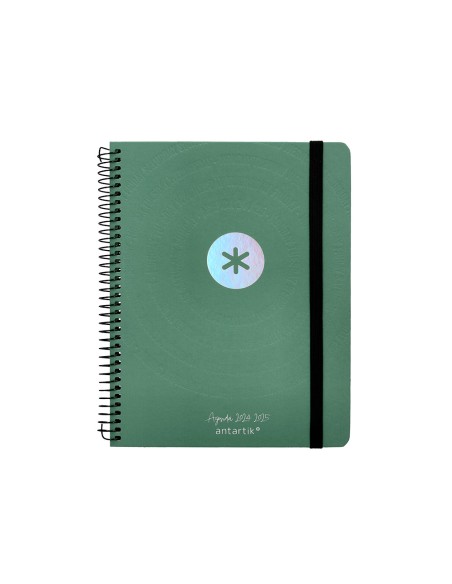 Agenda escolar antartik ano 24 25 curso coleccion minimal green semana vista a5