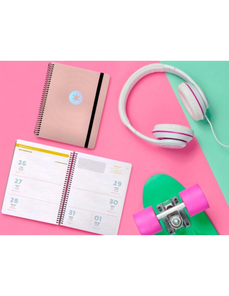 Agenda escolar antartik ano 24 25 curso coleccion minimal surtido semana vista a5