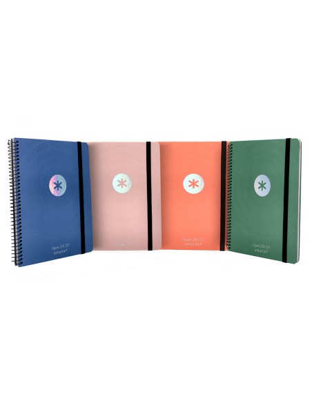 Agenda escolar antartik ano 24 25 curso coleccion minimal surtido semana vista a5