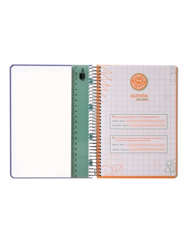 Agenda escolar liderpapel ano 24 25 curso fantasia the women dia pagina a5