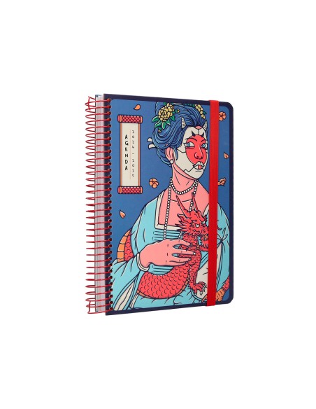 Agenda escolar liderpapel ano 24 25 curso fantasia the women dia pagina a5