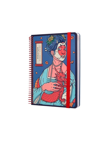 Agenda escolar liderpapel ano 24 25 curso fantasia the women dia pagina a5