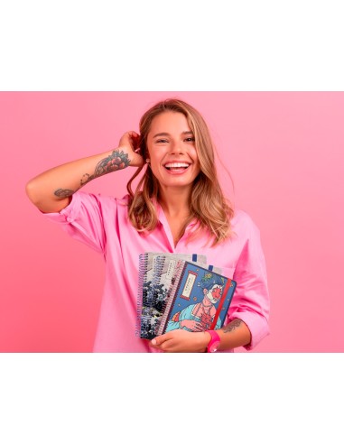 Agenda escolar liderpapel ano 24 25 curso fantasia the wave dia pagina a5