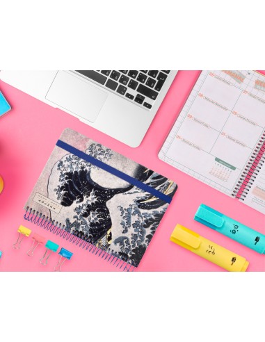 Agenda escolar liderpapel ano 24 25 curso fantasia the wave dia pagina a5