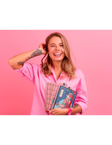 Agenda escolar liderpapel ano 24 25 curso fantasia bad days dia pagina a5