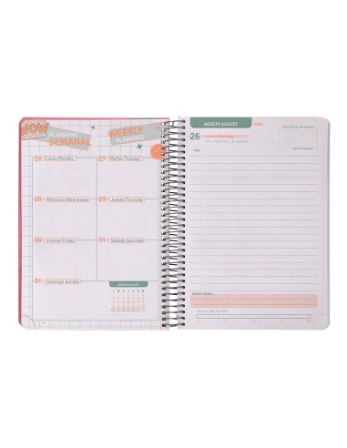 Agenda escolar liderpapel ano 24 25 curso fantasia bad days dia pagina a5