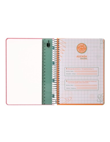 Agenda escolar liderpapel ano 24 25 curso fantasia bad days dia pagina a5