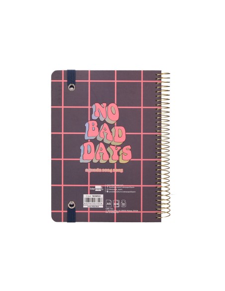 Agenda escolar liderpapel ano 24 25 curso fantasia bad days dia pagina a5