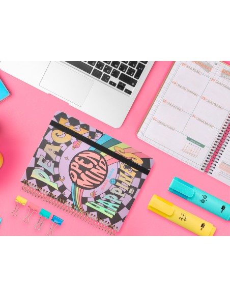 Agenda escolar liderpapel ano 24 25 curso fantasia happiness dia pagina a5