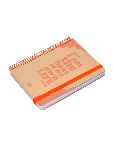 Agenda escolar liderpapel ano 24 25 curso fantasia kraft box dia pagina a5