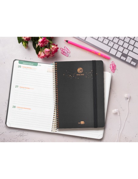 Agenda escolar liderpapel ano 24 25 curso classic lines surtido semana vista a5