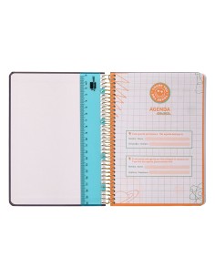 Agenda escolar liderpapel ano 24 25 curso classic lines surtido semana vista a5