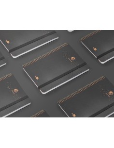 Agenda escolar liderpapel ano 24 25 curso classic lines antracita 2 dias pagina a5