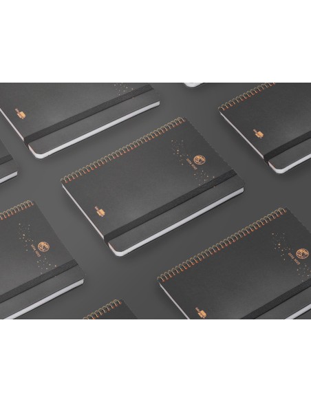 Agenda escolar liderpapel ano 24 25 curso classic lines antracita 2 dias pagina a5