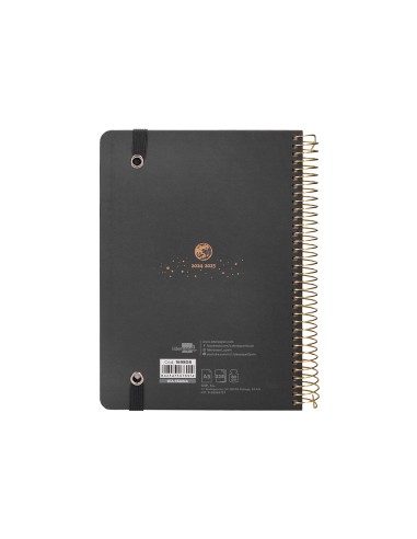 Agenda escolar liderpapel ano 24 25 curso classic lines antracita dia pagina a5