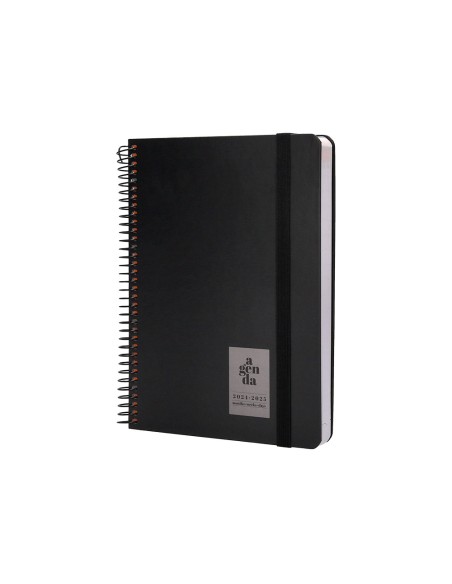 Agenda escolar liderpapel ano 24 25 curso classic negro dia pagina a5