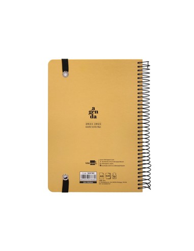 Agenda escolar liderpapel ano 24 25 curso classic amarillo dia pagina a5