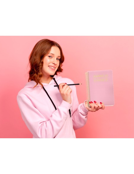 Agenda escolar liderpapel ano 24 25 curso basic rosa dia pagina a5