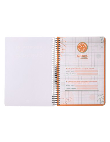 Agenda escolar liderpapel ano 24 25 curso basic negro dia pagina a5