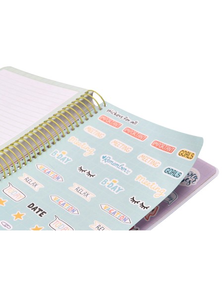 Agenda escolar liderpapel ano 24 25 curso basic rojo dia pagina a5