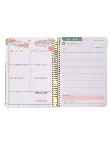 Agenda escolar liderpapel ano 24 25 curso basic surtido dia pagina a5