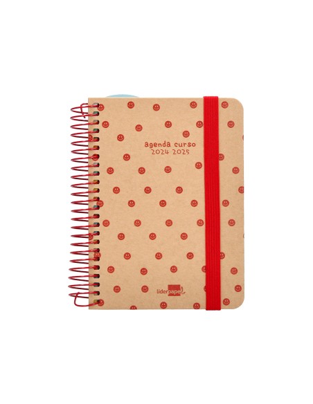 Agenda escolar liderpapel ano 24 25 escolar classic smile dia pagina a6 tetra