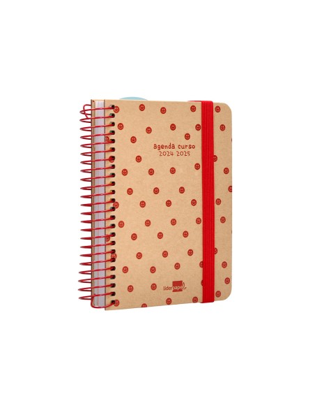 Agenda escolar liderpapel ano 24 25 escolar classic smile dia pagina a6 tetra