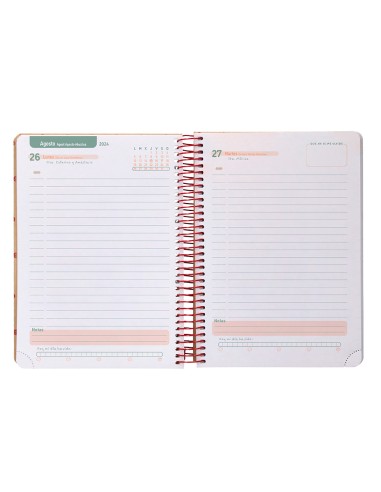 Agenda escolar liderpapel ano 24 25 escolar classic smile dia pagina a6 tetra