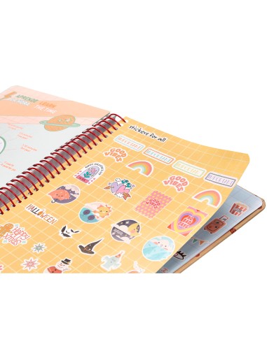Agenda escolar liderpapel ano 24 25 escolar classic smile dia pagina a6 tetra