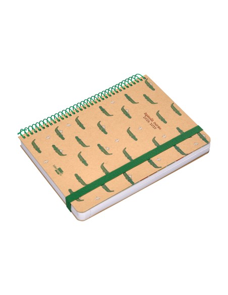 Agenda escolar liderpapel ano 24 25 escolar classic crocodile dia pagina a5 tetra