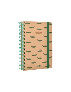 Agenda escolar liderpapel ano 24 25 escolar classic crocodile dia pagina a5 tetra