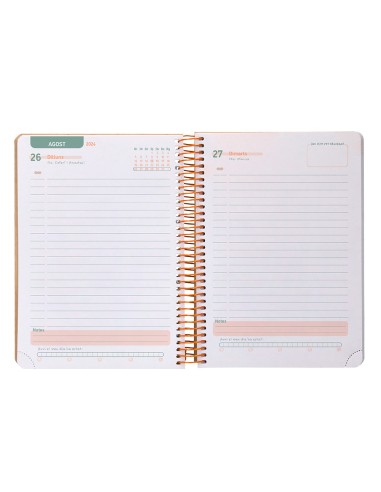 Agenda escolar liderpapel ano 24 25 escolar classic surtido dia pagina a6 catalan