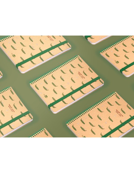 Agenda escolar liderpapel ano 24 25 escolar classic crocodile 2 dias pagina a5 papel fsc banda elastica