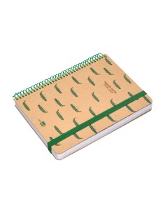 Agenda escolar liderpapel ano 24 25 escolar classic crocodile dia pagina a5 papel fsc banda elastica