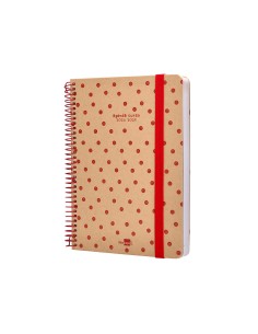 Agenda escolar liderpapel ano 24 25 escolar classic smile dia pagina a5 papel fsc banda elastica