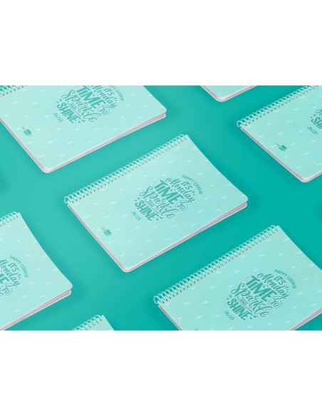 Agenda escolar liderpapel ano 24 25 escolar basic menta dia pagina a5