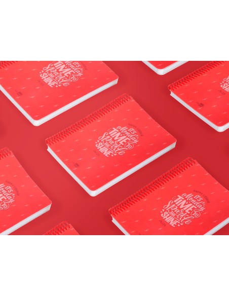 Agenda escolar liderpapel ano 24 25 escolar basic rojo dia pagina a5