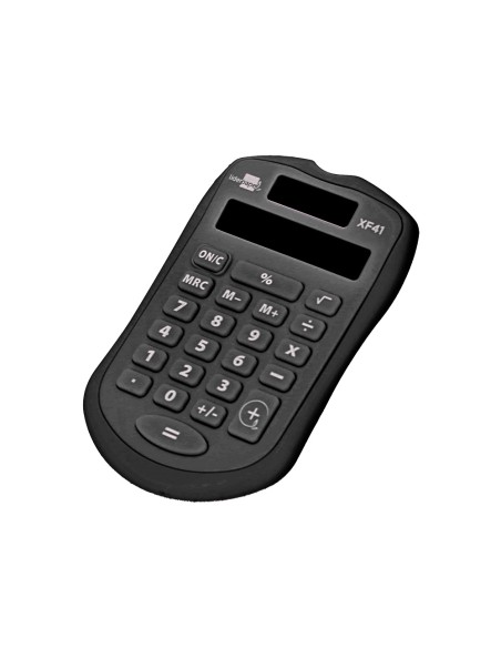 Calculadora liderpapel bolsillo xf43 8 digitos solar y pilas color negro 94x595x105mm Calculadora liderpapel bolsillo xf43 8 digitos solar y pilas color negro 94x595x105mm
