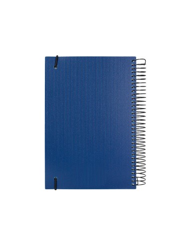Agenda encuadernada liderpapel olbia a4 2025 dia pagina color azul papel 60 gr