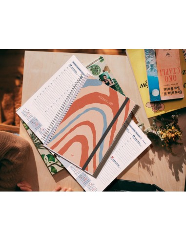 Agenda encuadernada liderpapel tinos a4 2025 dia pagina personalizable papel 70 gr