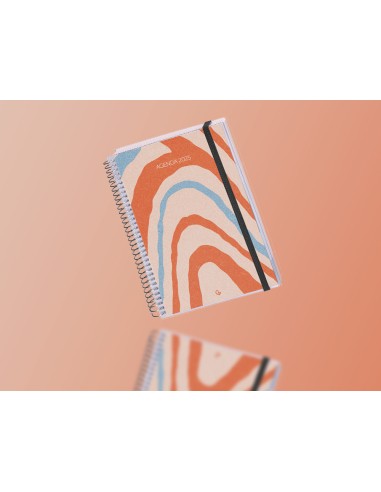 Agenda encuadernada liderpapel tinos a4 2025 dia pagina personalizable papel 70 gr