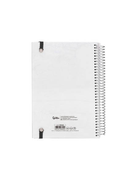 Agenda encuadernada liderpapel tinos a4 2025 dia pagina personalizable papel 70 gr