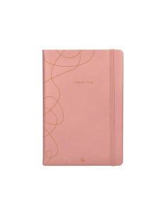 Agenda encuadernada liderpapel efira a5 2025 dia pagina color rosa papel 70 gr