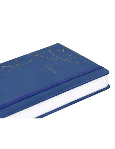 Agenda encuadernada liderpapel efira a5 2025 dia pagina color azul papel 70 gr