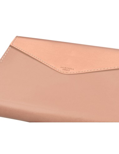 Agenda encuadernada liderpapel psara a5 2025 dia pagina color rosa nude papel 70 gr