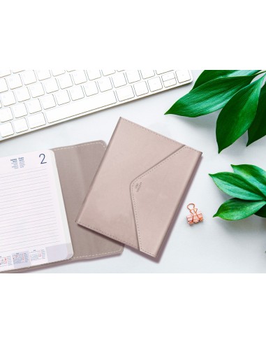 Agenda encuadernada liderpapel psara a5 2025 dia pagina color gris piedra papel 70 gr