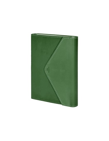 Agenda encuadernada liderpapel psara a5 2025 dia pagina color verde papel 70 gr