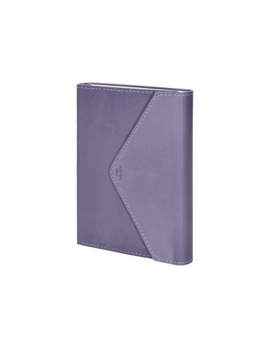 Agenda encuadernada liderpapel psara a5 2025 dia pagina color violeta papel 70 gr